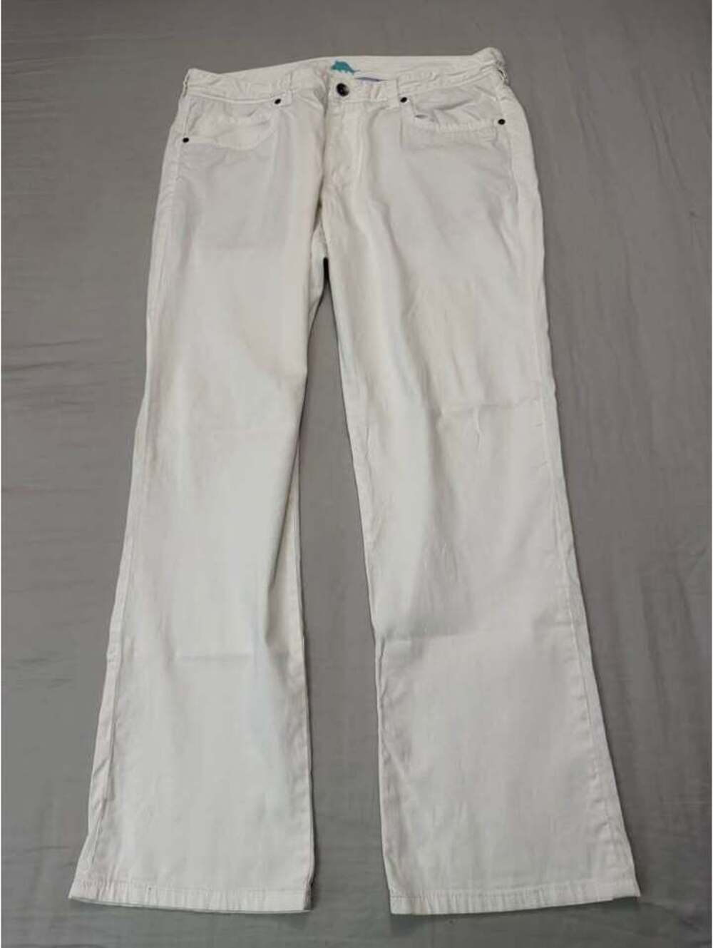 Tommy Bahama Cotton Blend White Pants Mens Size 36x32 Used Like New $50